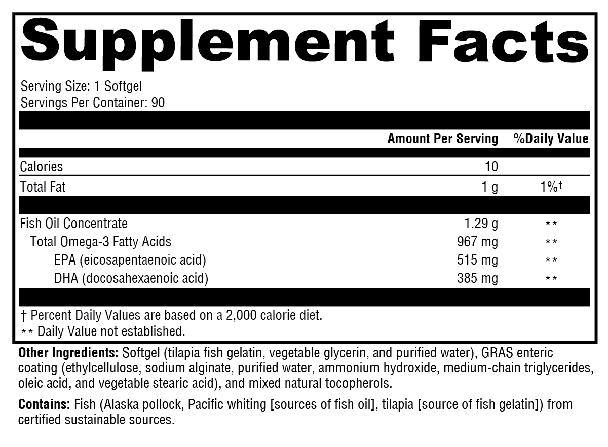XYMOGEN OmegaPure 900 EC™ 90 Softgels