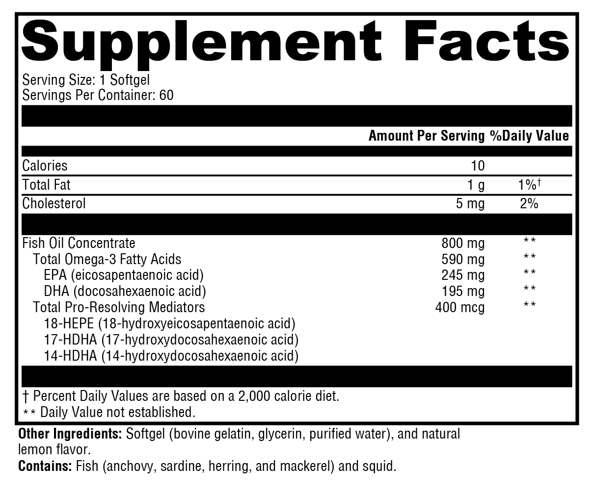 XYMOGEN OmegaPure PRM 60 Softgels