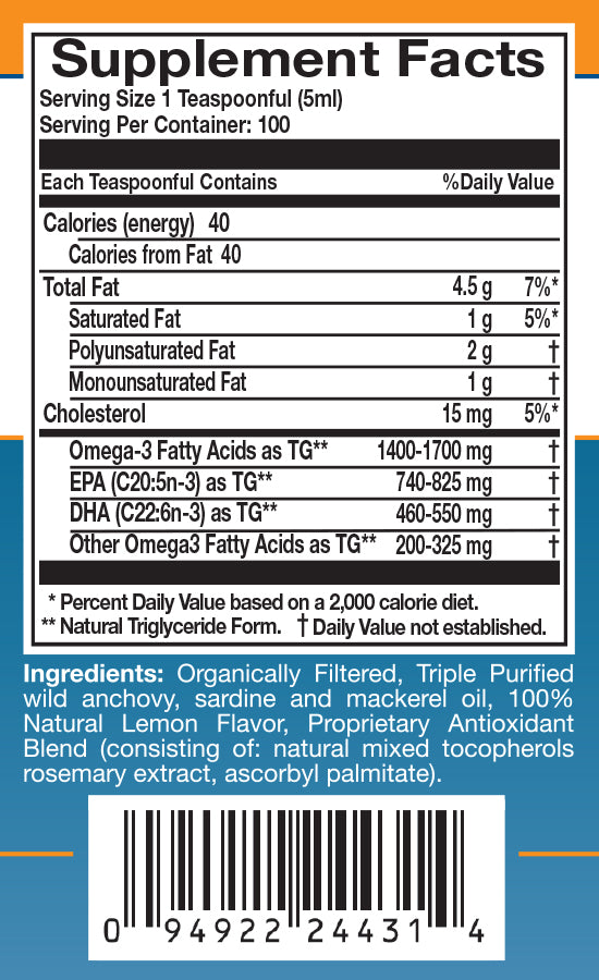 INNATE CHOICE Omega Sufficiency™ - Lemon 500ml