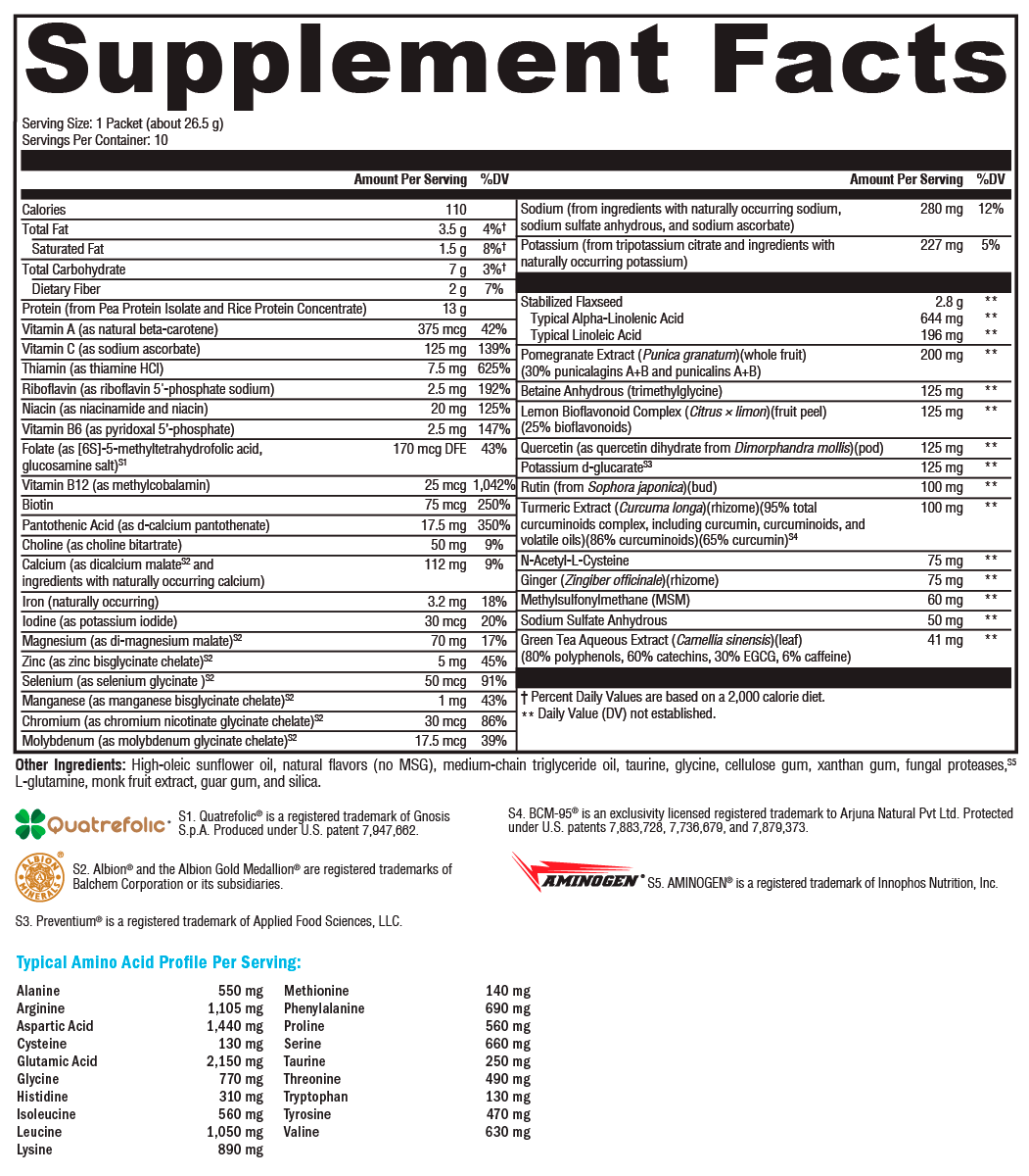 XYMOGEN OptiCleanse<sup>®</sup> GHI Lite Vanilla Delight 10 Servings