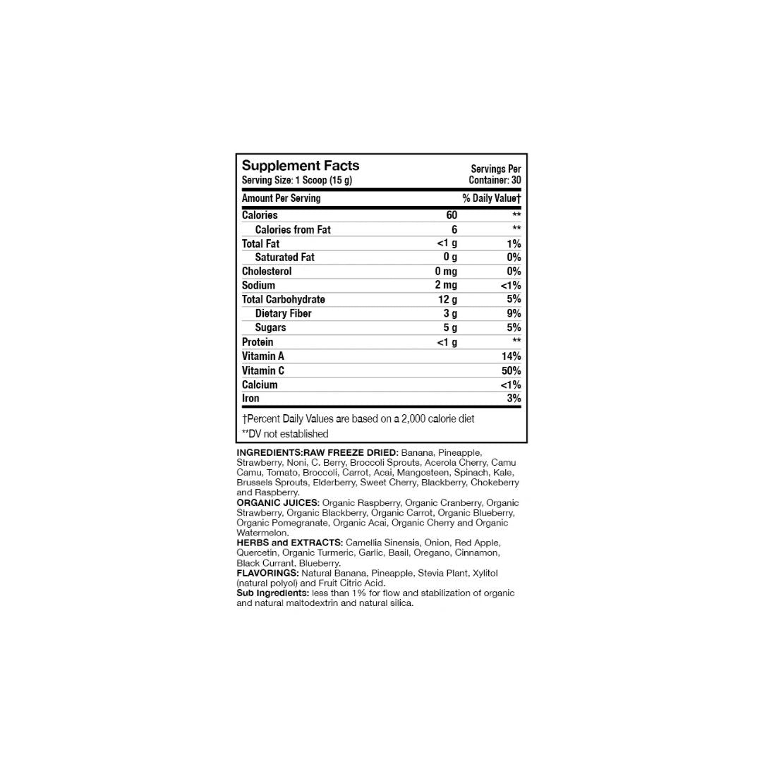 Optimal Health Systems Optimal Fruit & Veggie Plus