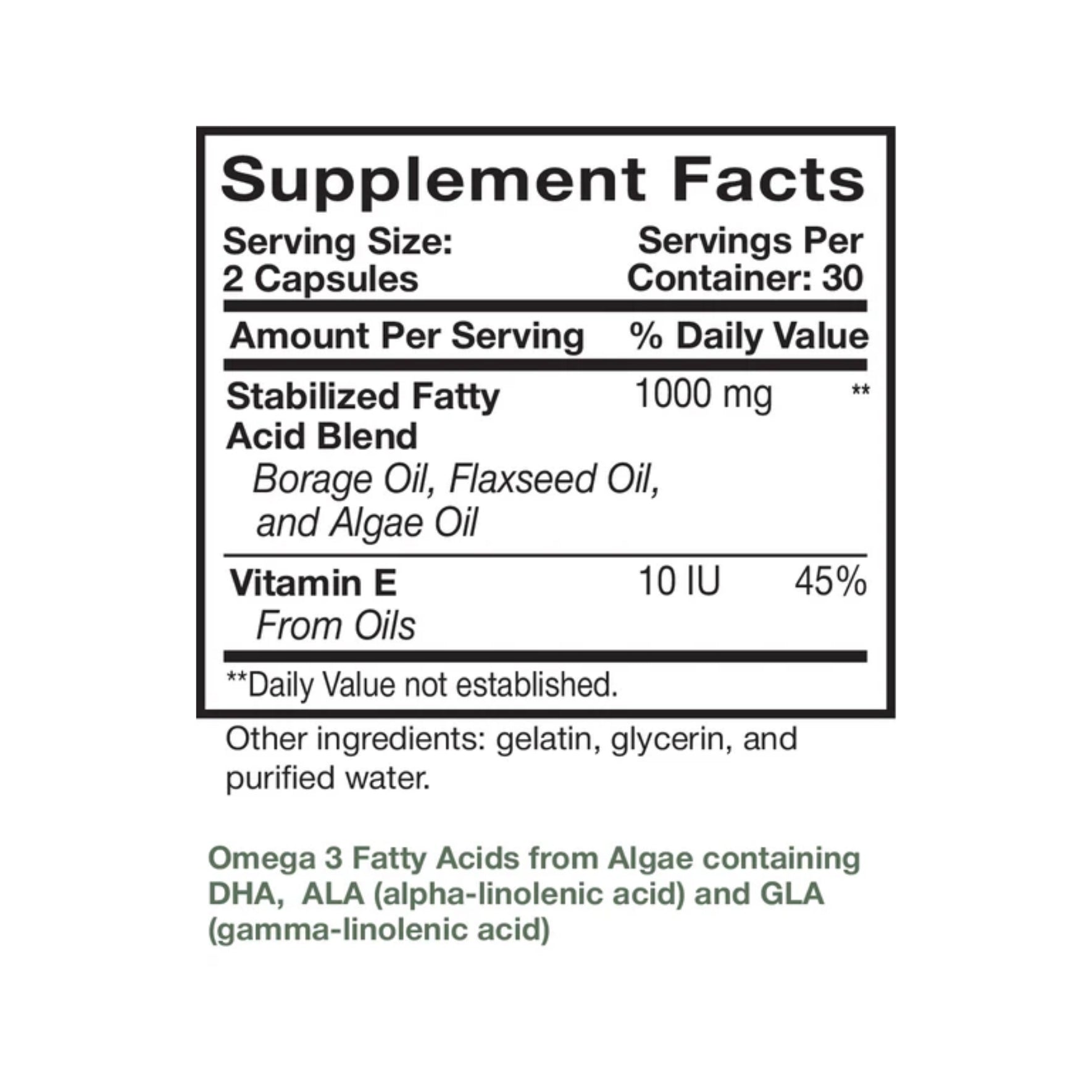 Optimal Health Systems EFA - Essential Fatty Acids