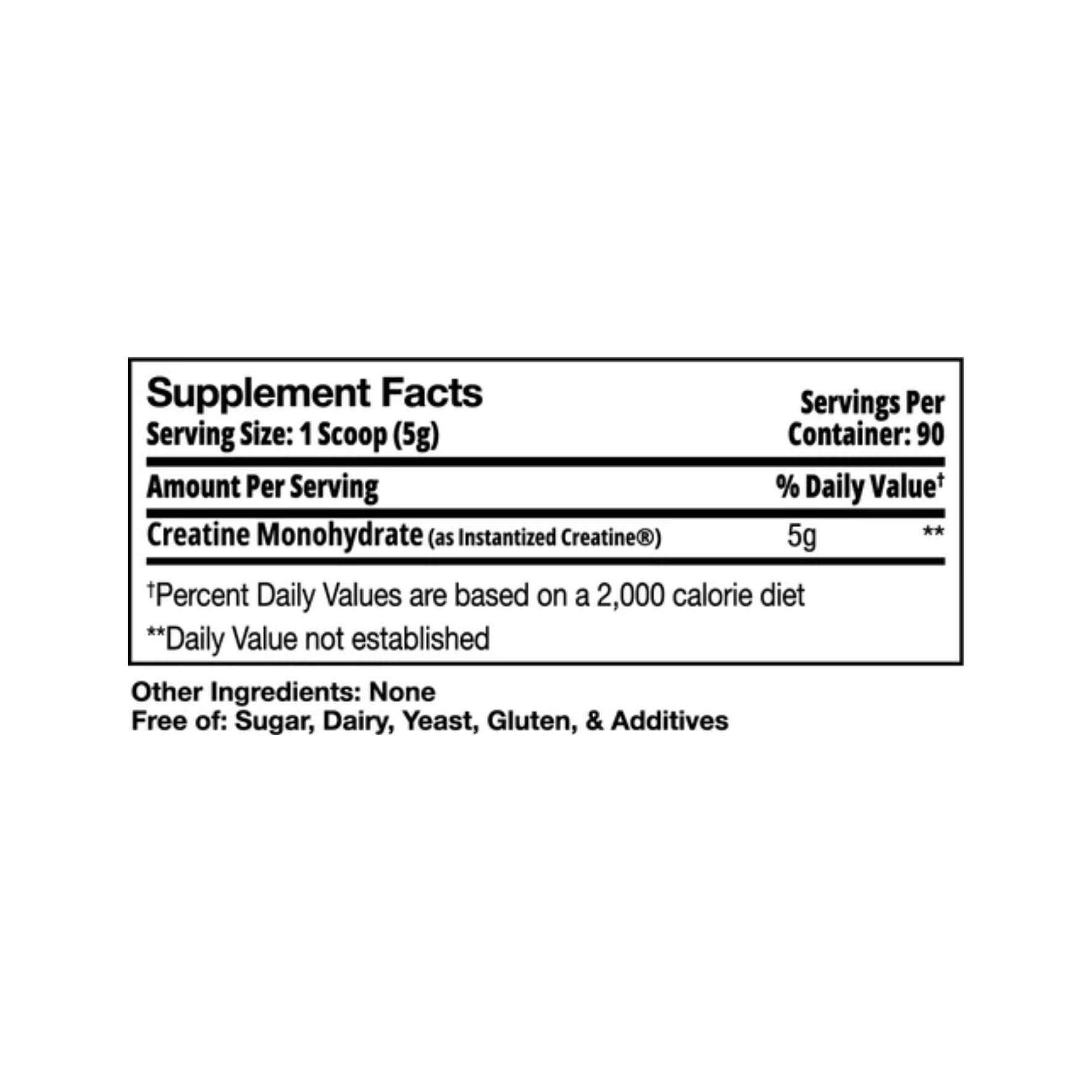 Optimal Health Systems Instantized Creatine
