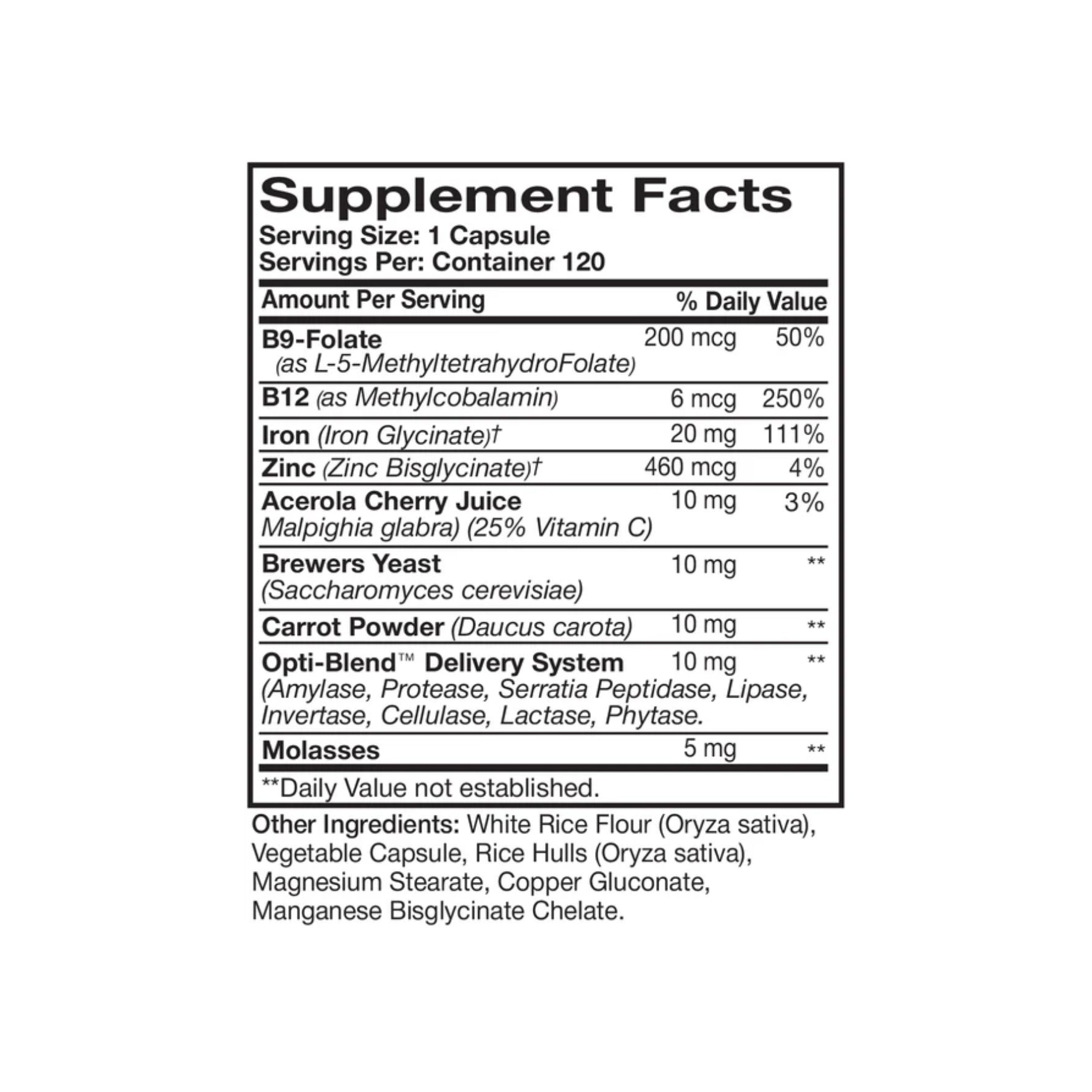 Optimal Health Systems Iron