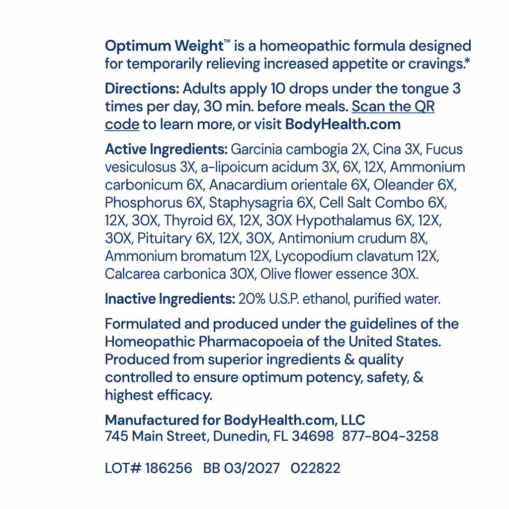 BODY HEALTH Optimum Weight Formula (Refill)