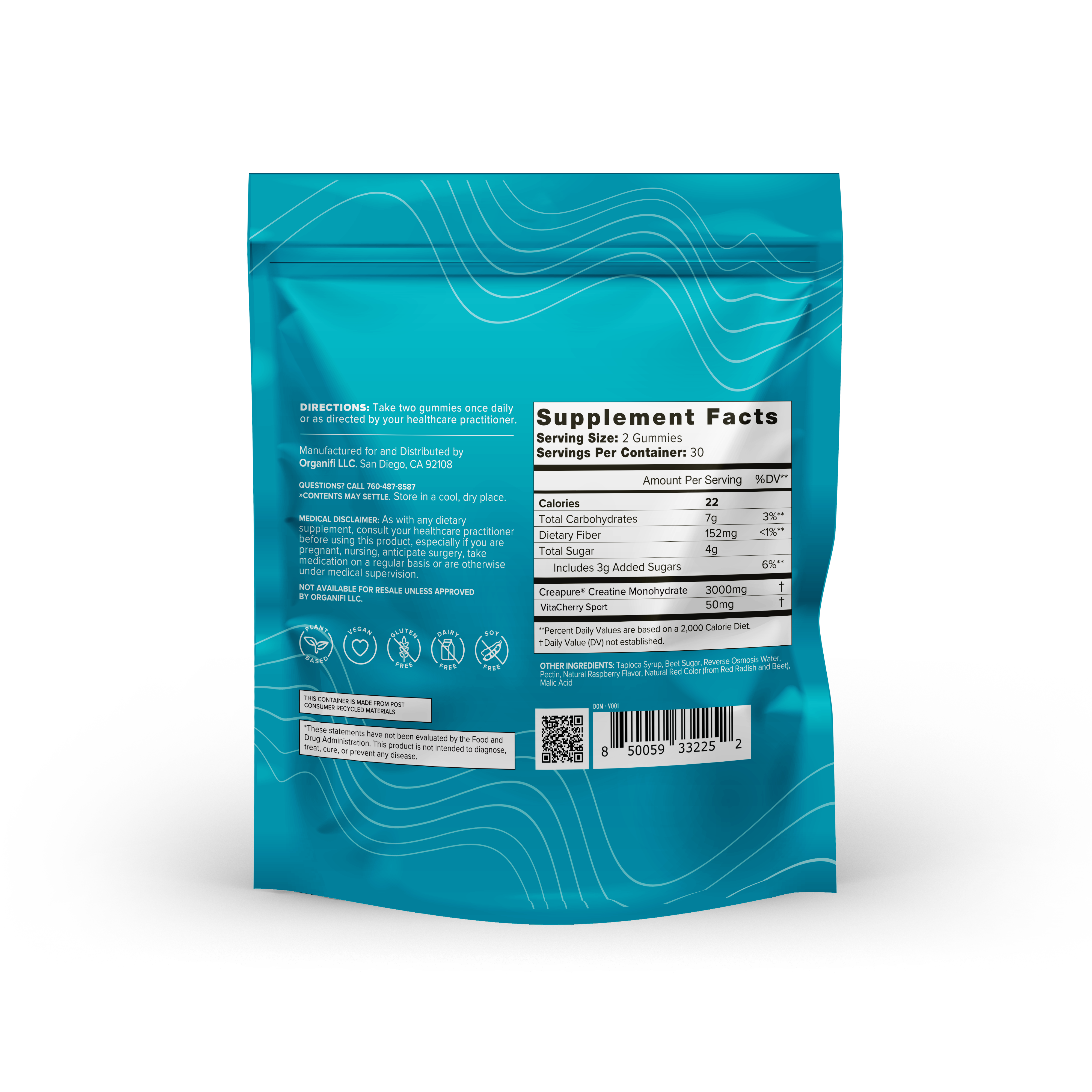 ORGANIFI Creatine Cherry Chews