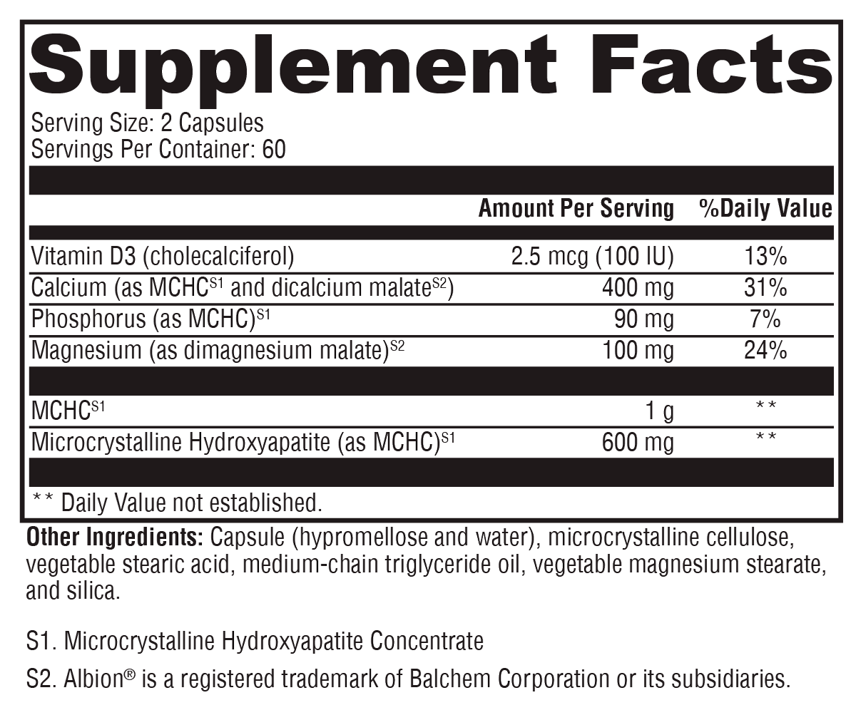 XYMOGEN Ossopan MD™ 120 Capsules