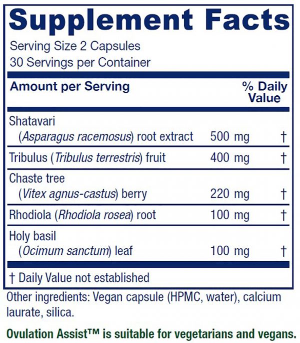 Ovulation Assist® ~ Fertility Support ~ 60 capsules