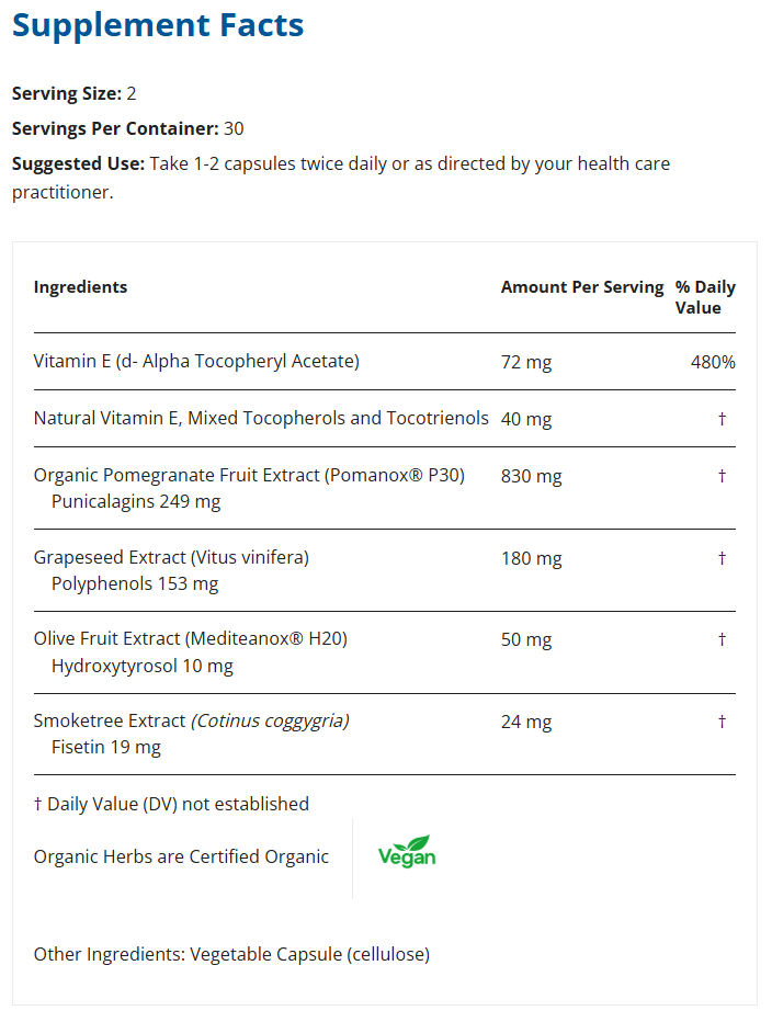 Restorative Formulations - Ox-LDL Px 60 Capsules