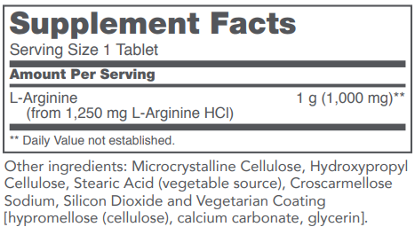 PROTOCOL FOR LIFE L-Arginine 1,000 mg Tabs
