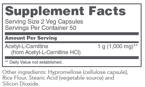 PROTOCOL FOR LIFE Acetyl-L-Carnitine 500 mg