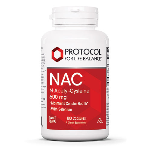 PROTOCOL FOR LIFE  NAC N-Acetyl Cysteine 600 mg