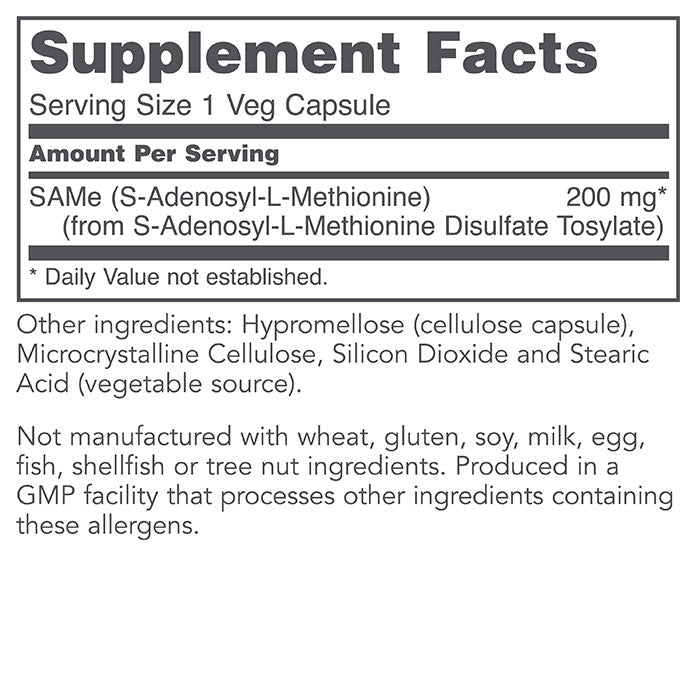 PROTOCOL FOR LIFE SAMe 200 mg Stable Form