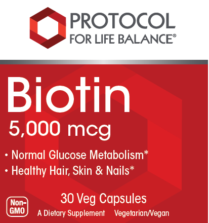 PROTOCOL FOR LIFE Biotin 5,000 mcg