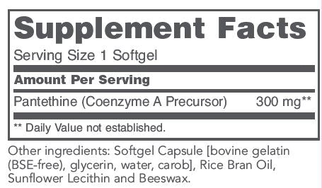 PROTOCOL FOR LIFE Pantethine 300 mg
