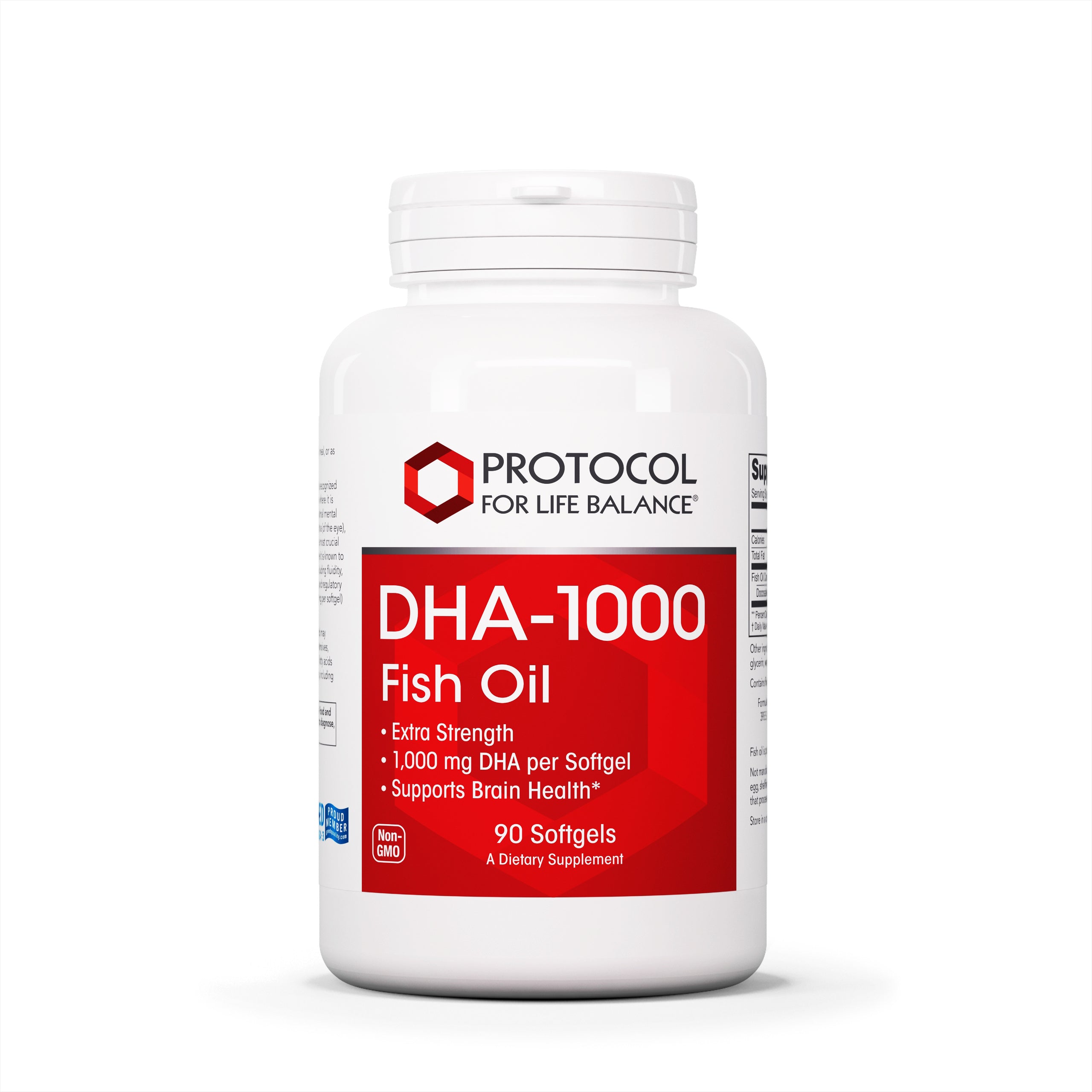 PROTOCOL FOR LIFE DHA 1000 One Gram DHA Per Gel