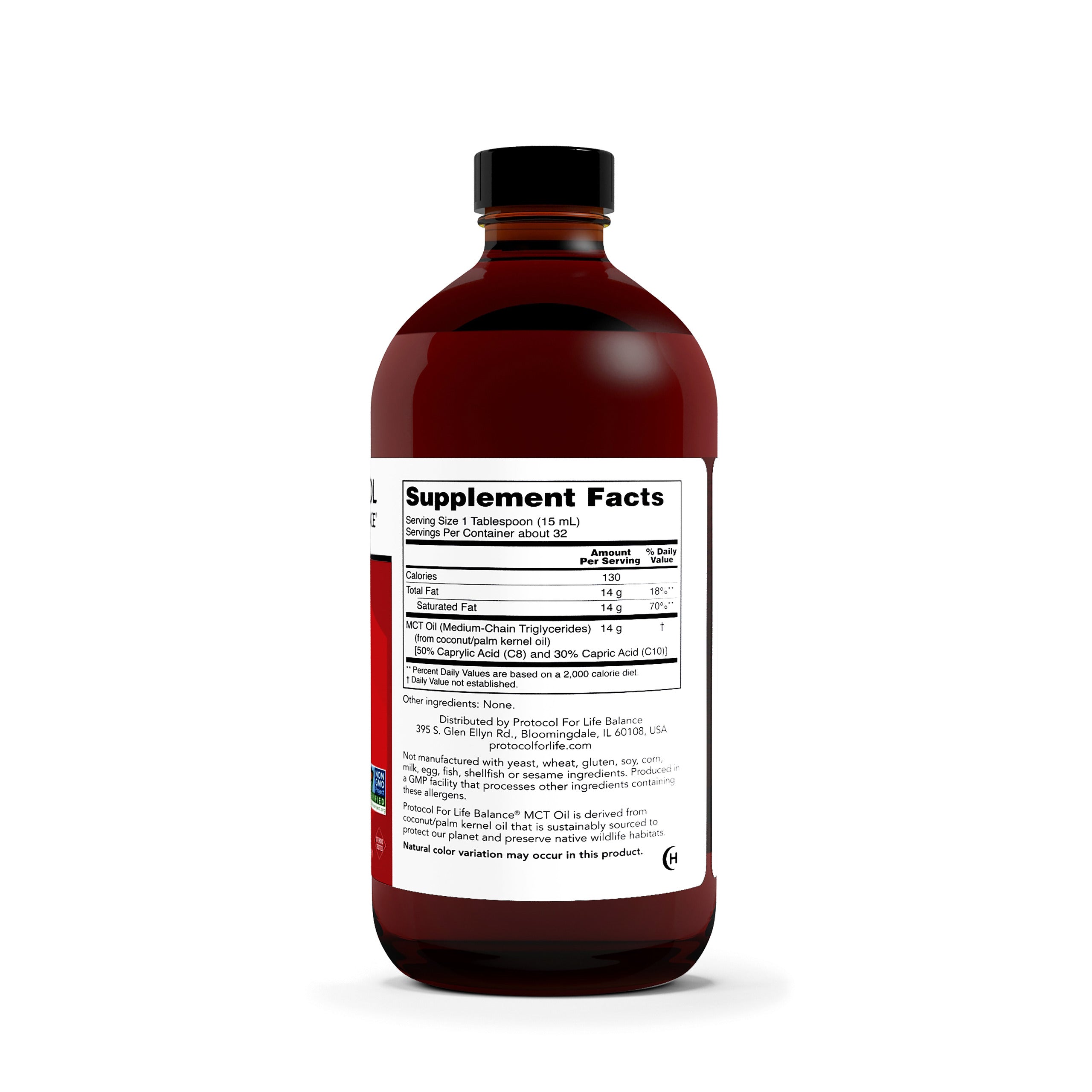 PROTOCOL FOR LIFE MCT Oil (Medium-Chain Triglycerides)