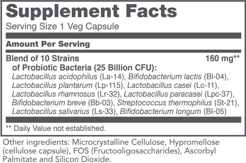 PROTOCOL FOR LIFE ProtoDophilus™ 25 Billion/Cap
