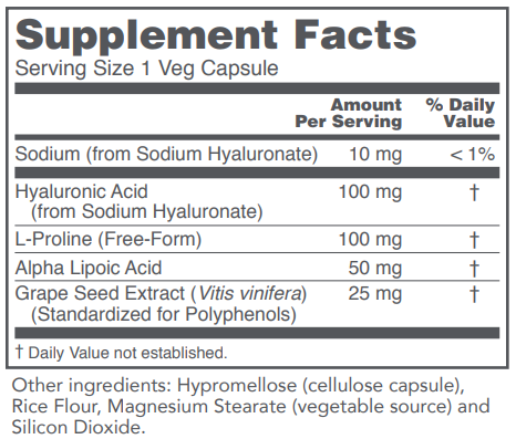 PROTOCOL FOR LIFE Hyaluronic Acid 100 mg 2X Plus