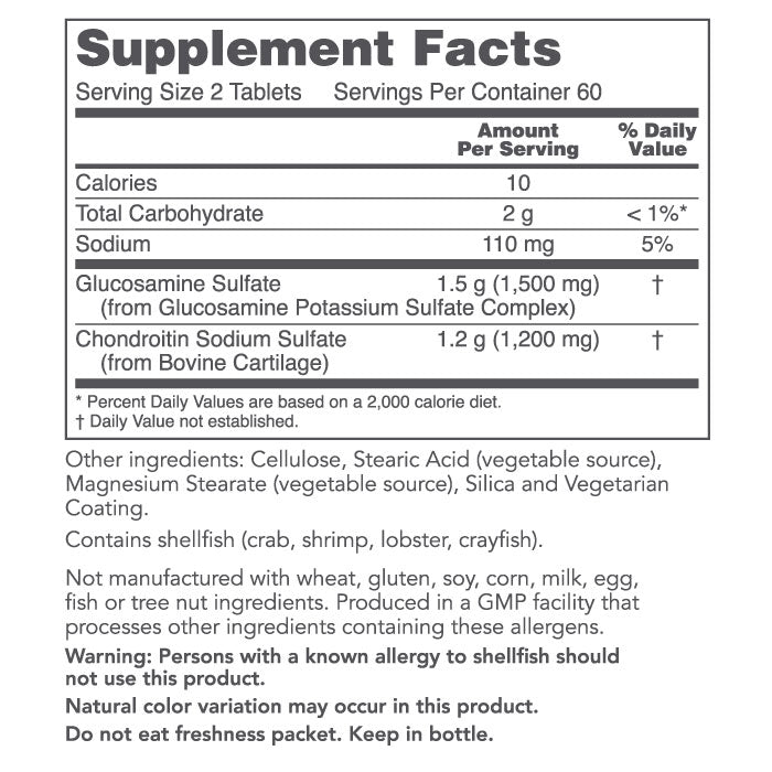 PROTOCOL FOR LIFE Gluc/Chond 2 per day