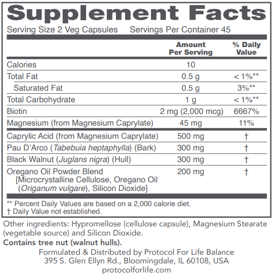 PROTOCOL FOR LIFE  OrthoFlora Yeast Support™