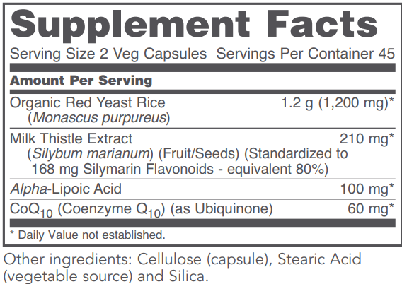PROTOCOL FOR LIFE Red Yeast Rice Plus CoQ10