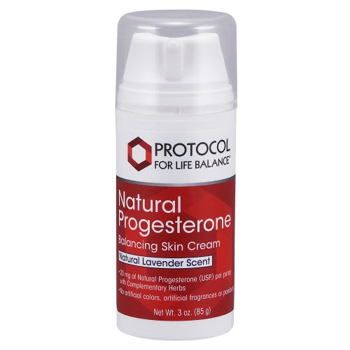PROTOCOL FOR LIFE Progesterone Cream Pump, Lavender - 20 mg