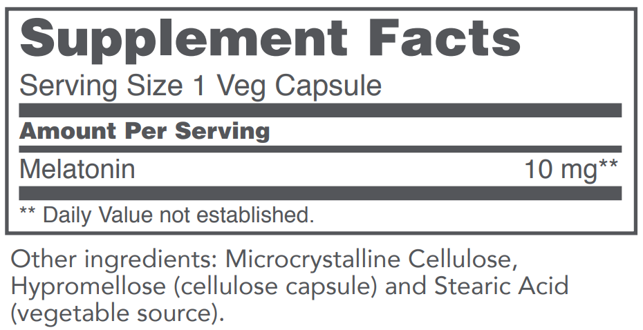 PROTOCOL FOR LIFE  Melatonin - Extra Strength 10 mg