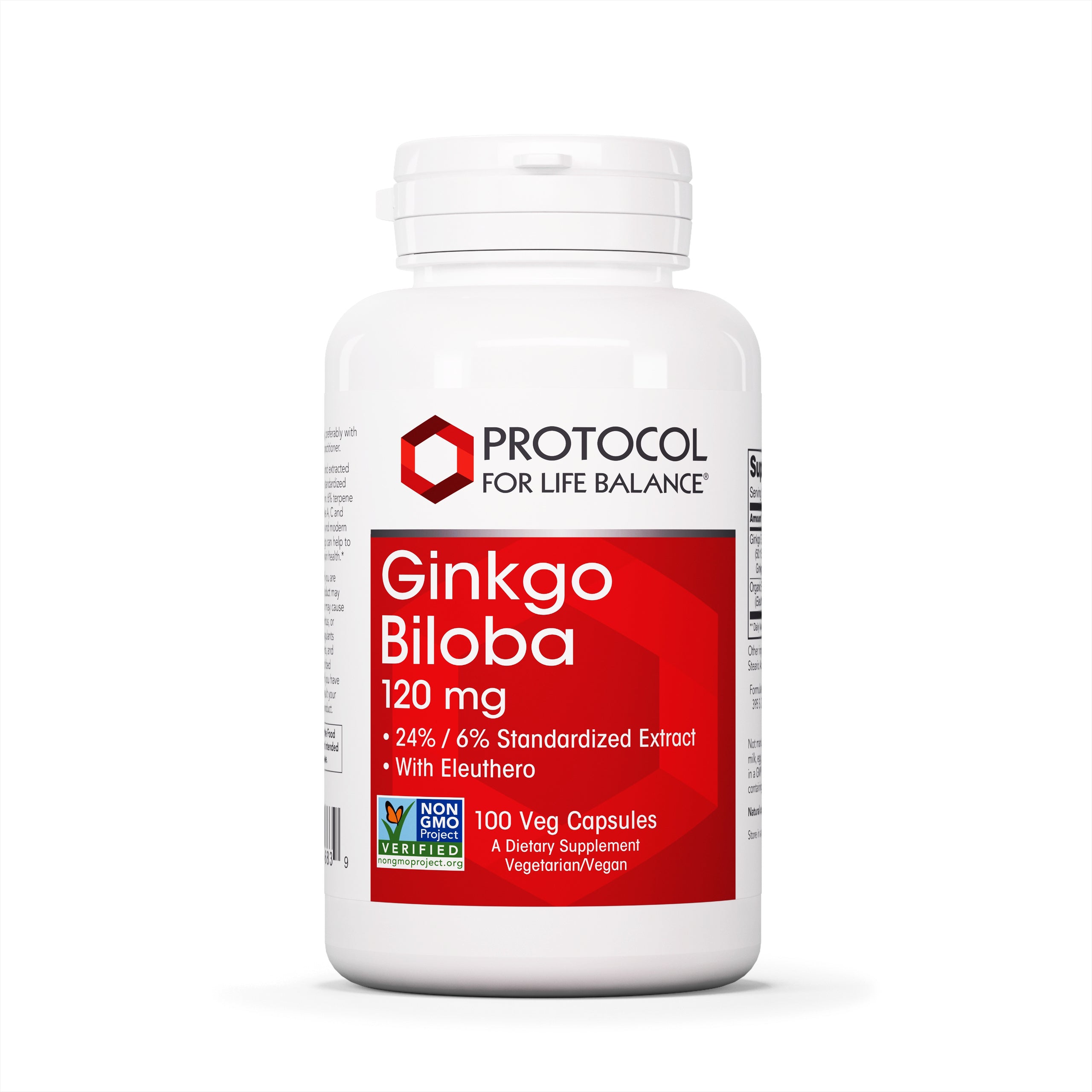 PROTOCOL FOR LIFE Ginkgo Biloba 120 mg/24% Plus