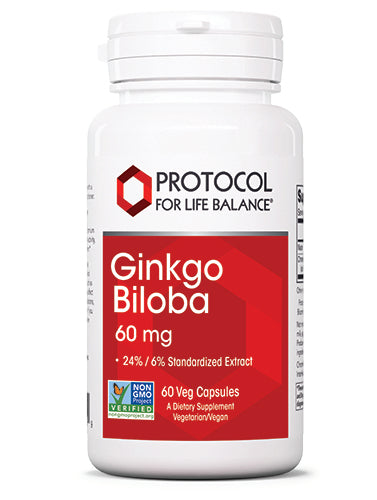 PROTOCOL FOR LIFE Ginkgo Biloba 60 mg/24% Plus NEW!