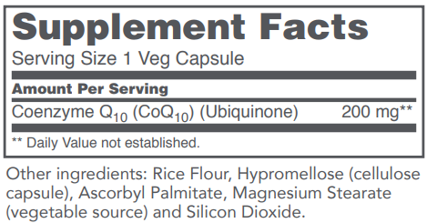 PROTOCOL FOR LIFE CoQ10 200 mg