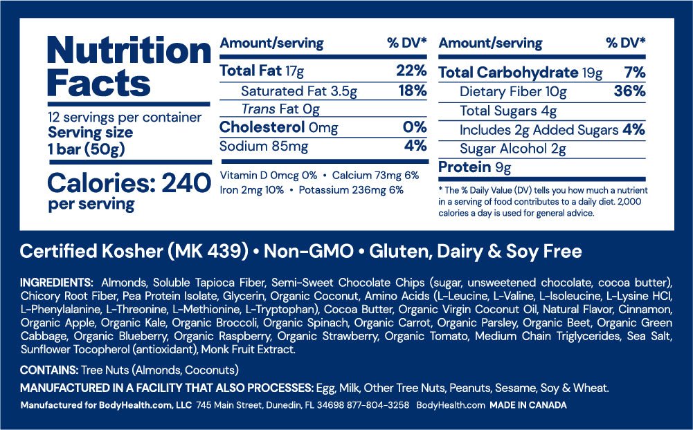 BODY HEALTH Perfect Amino Bar