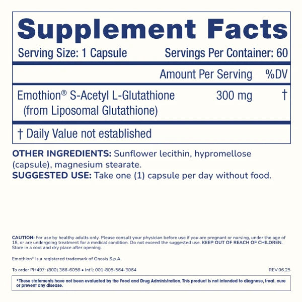 ProHealth S-Acetyl Glutathione - 300 mg, 60 capsules