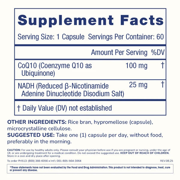ProHealth NADH + CoQ10 - 60 capsules