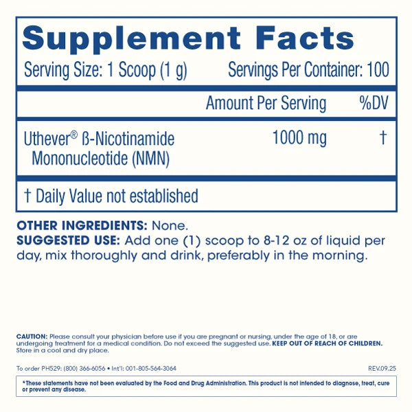 ProHealth NMN Pro™ Powder - Uthever® NMN, 100 grams