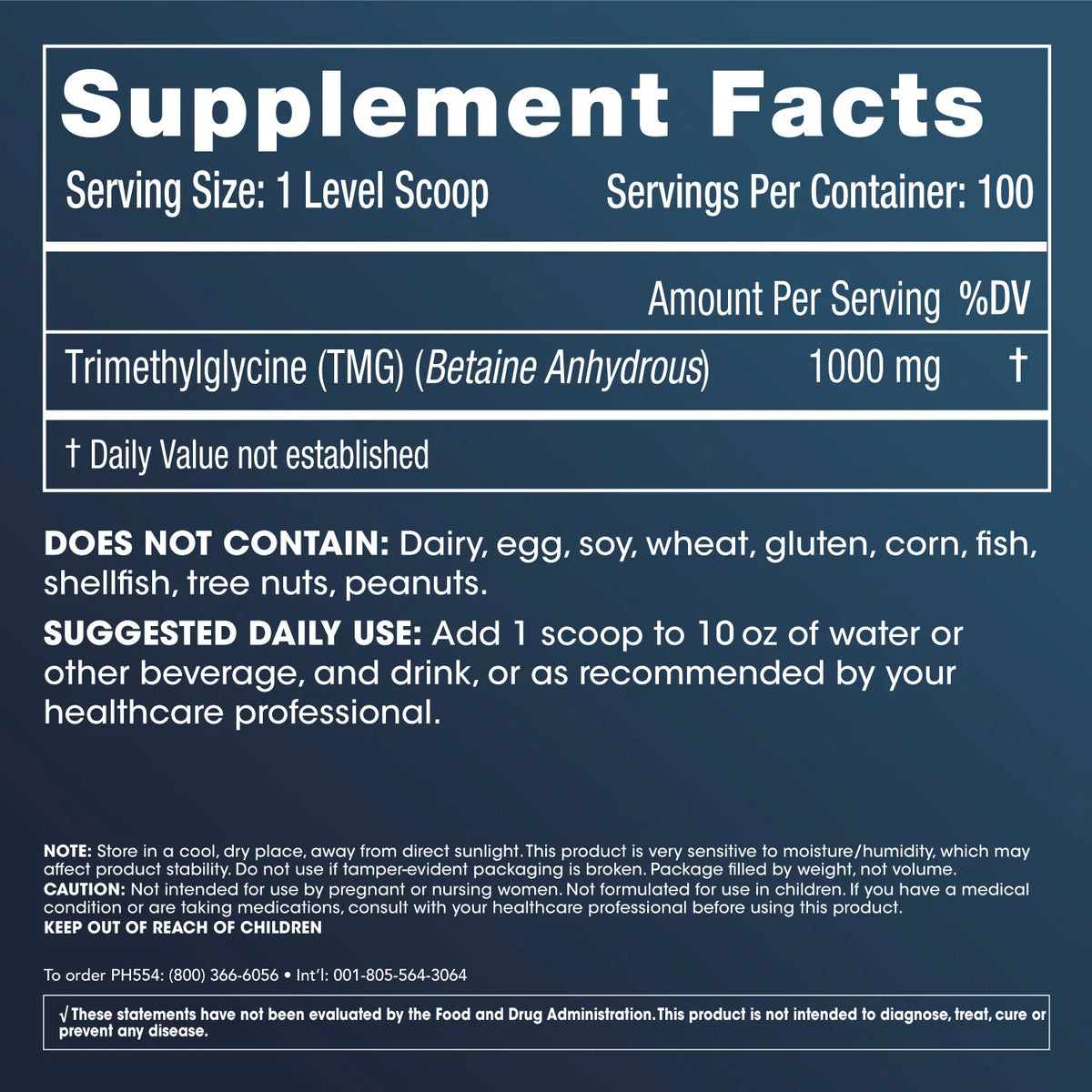 ProHealth TMG Pro Powder - 100 grams