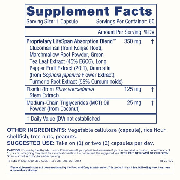 ProHealth Fisetin Pro Longevity - 60 capsules