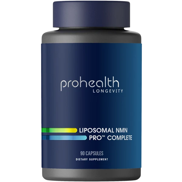 ProHealth Liposomal NMN Pro Complete™ - Lipo Uthever® NMN, Trans-Resveratrol, TMG, 90 capsules