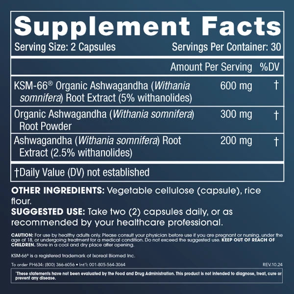 ProHealth Full Spectrum Ashwagandha - 60 capsules