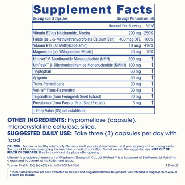 ProHealth NAD+ Triple Boost  with NMN - 90 capsules