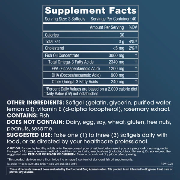 ProHealth Extra Strength Omega-3 Fish Oil - 120 softgels