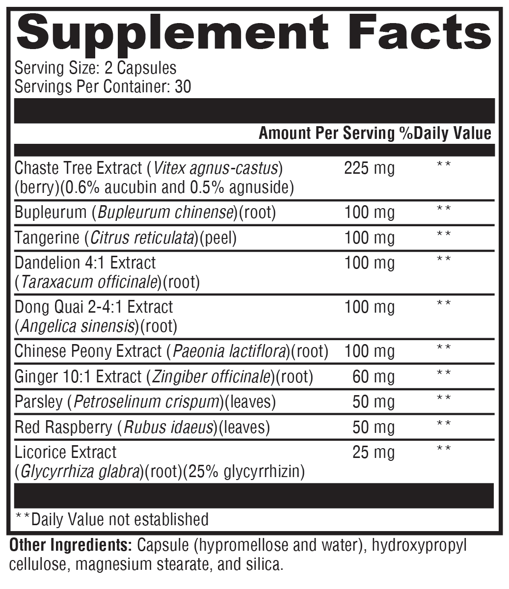 XYMOGEN PMS Soothe™ 60 Capsules