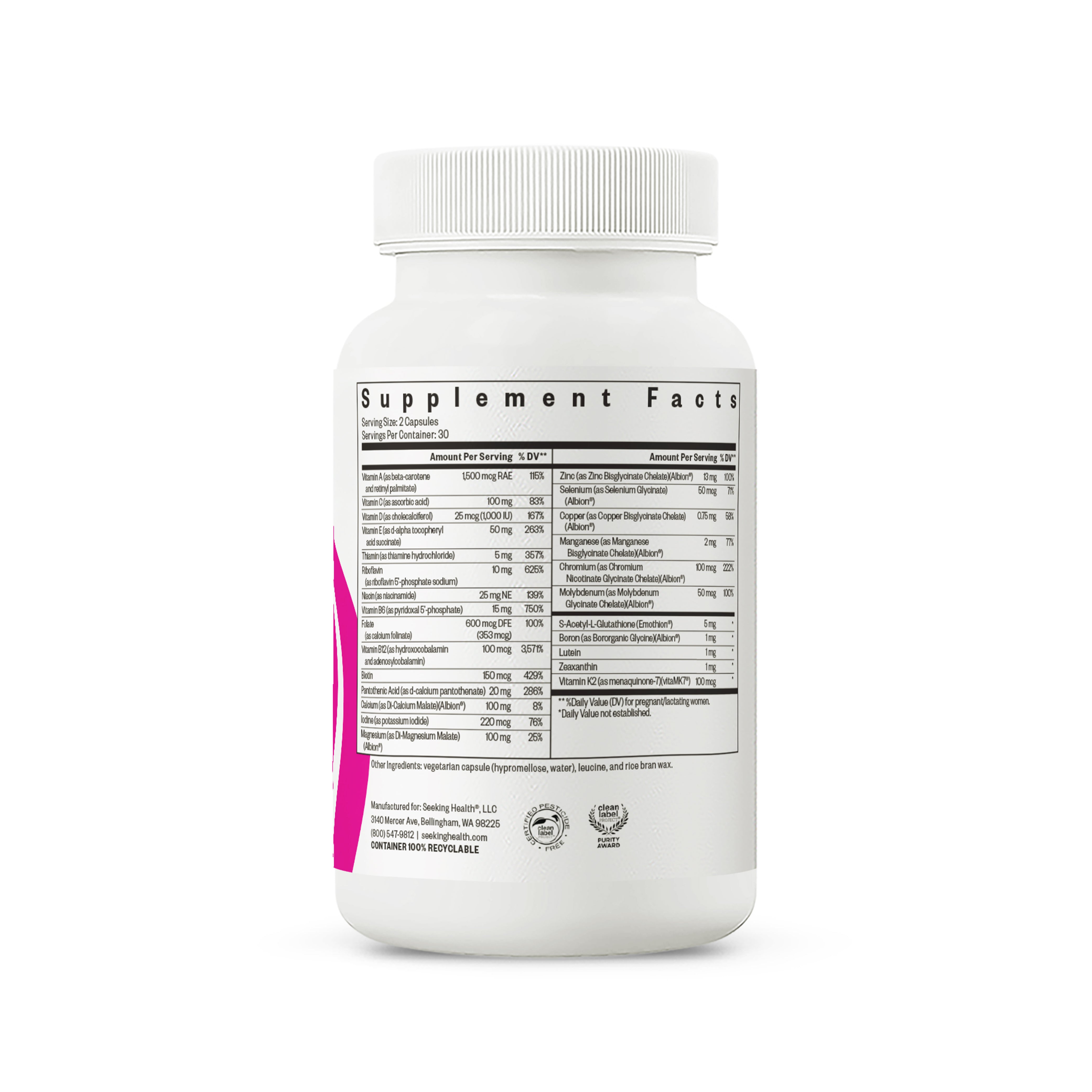 SEEKING HEALTH  Prenatal Essentials MF