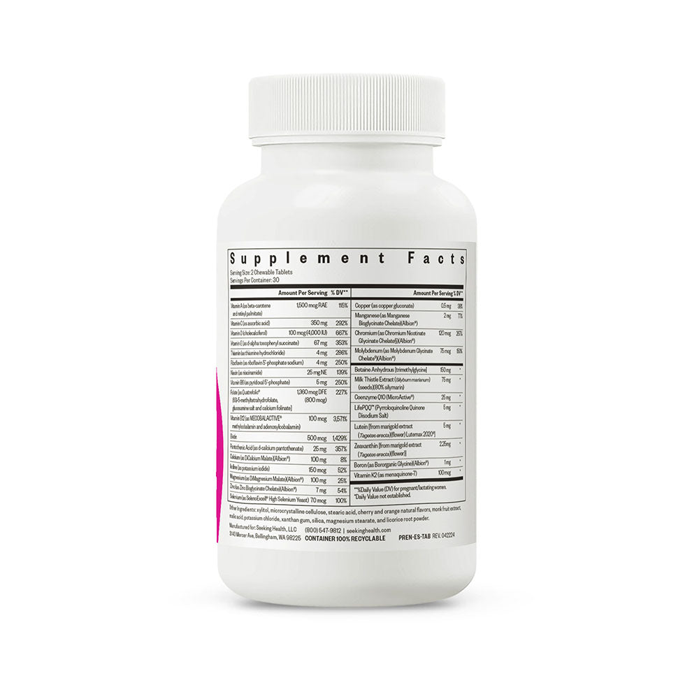 SEEKING HEALTH  Prenatal Essentials Chewable