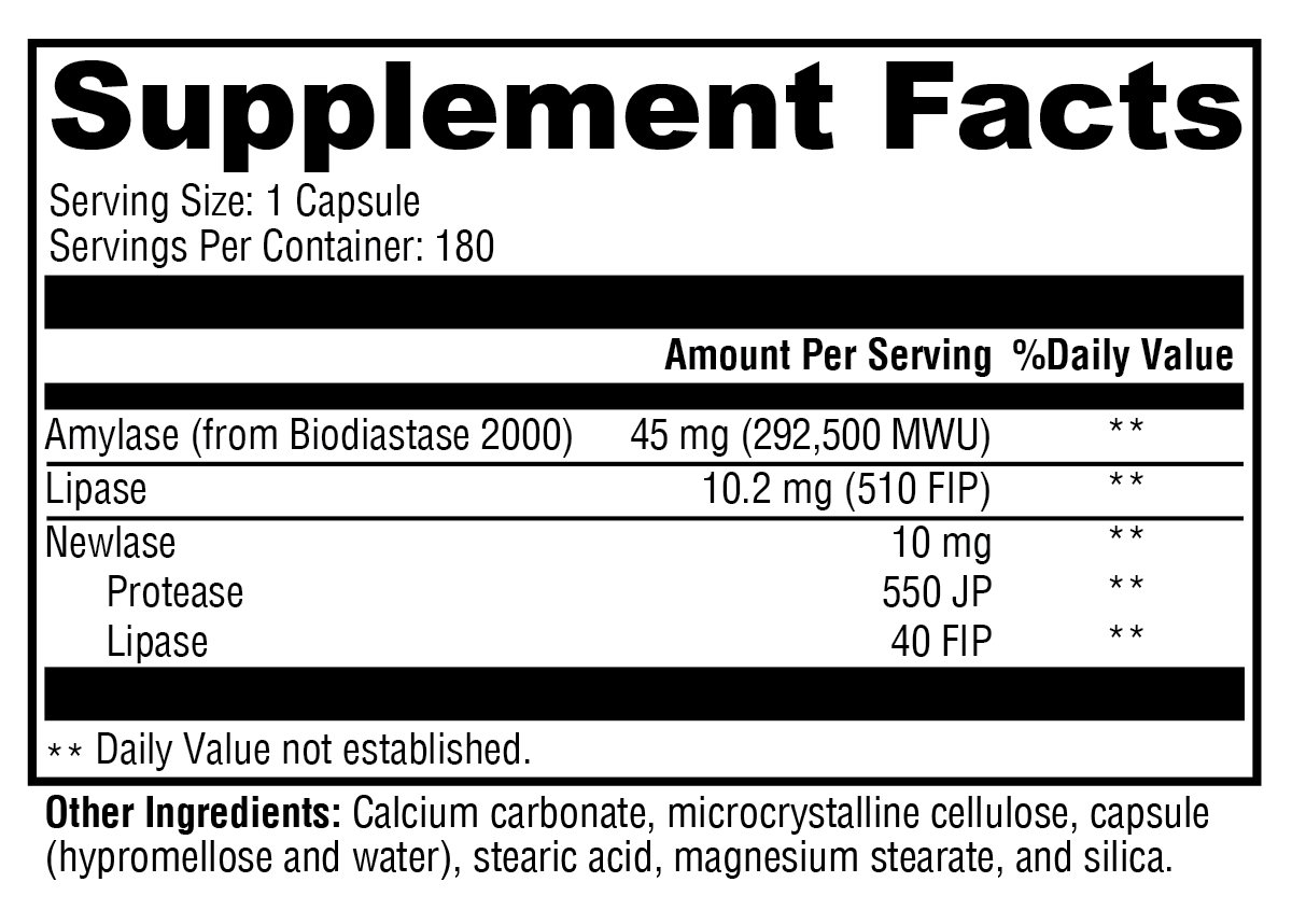 XYMOGEN PanXyme pH™ 180 Capsules