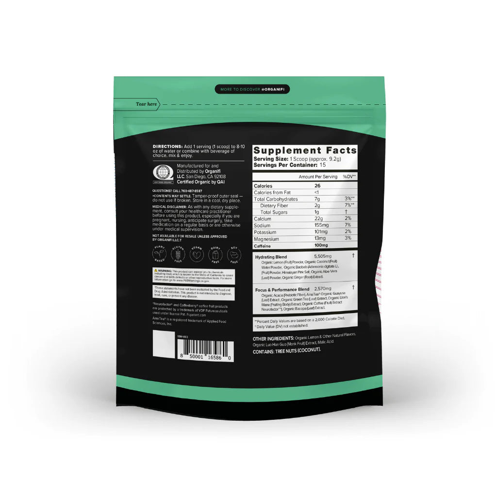 ORGANIFI Pre-Workout - Peak Power