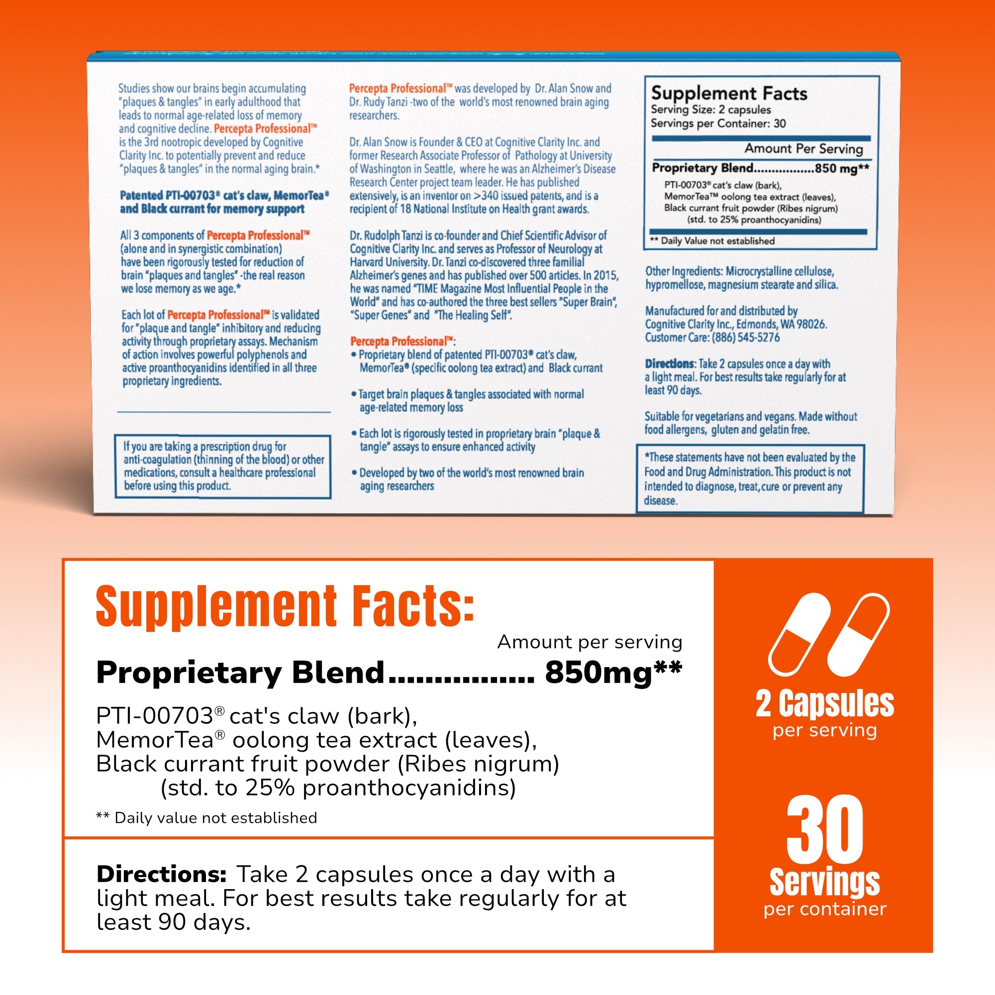 Percepta Professional 60 Capsules