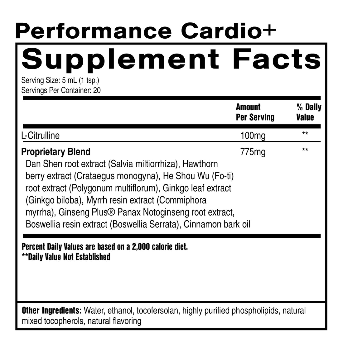 QUICKSILVER Performance Cardio+ 3.38 fl oz