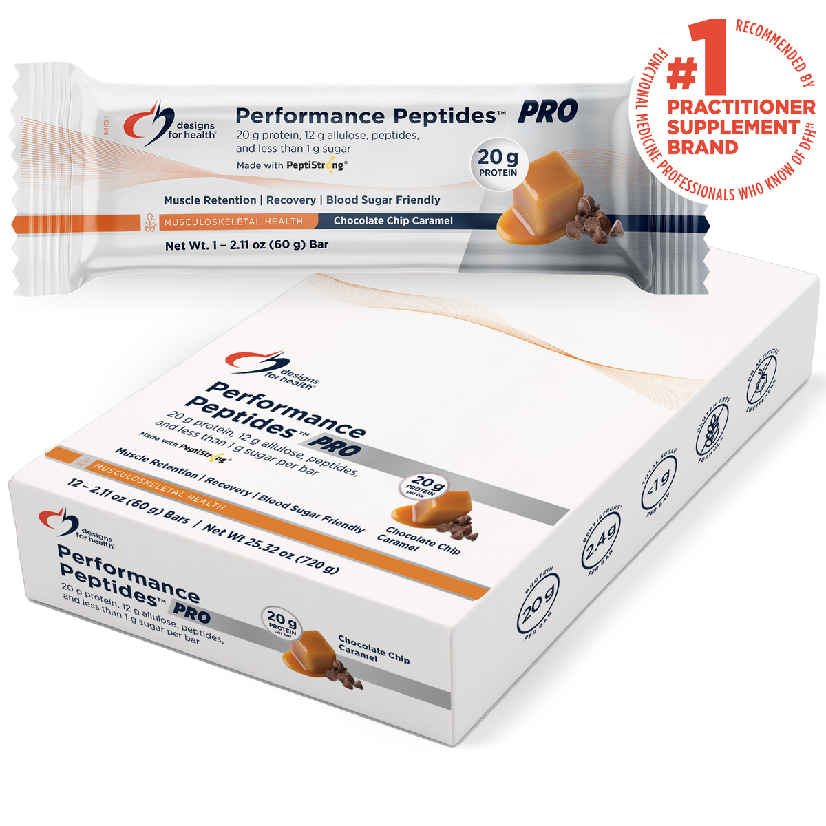 Designs for health Performance Peptides™ PRO Bar