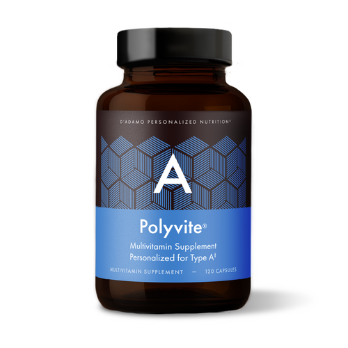 D’Adamo Personalized Nutrition® - Polyvite - Personalized Multivitamin (Blood Type A)